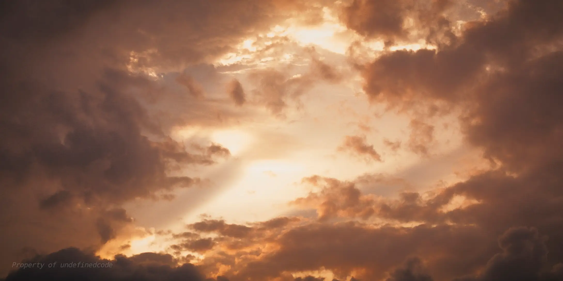 Sunset clouds, captured on October 30, 2024